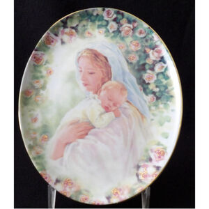 Vintage Madonna and Child Plate